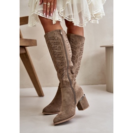 Step in style Bottes Modèle Vinceza 16443 Beige Foncé - Entrez avec style 2