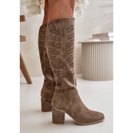 Step in style Bottes Modèle Vinceza 16443 Beige Foncé - Entrez avec style 3