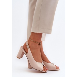 Step in style Sandales Modèle Trasea 24SD98-6785 Beige - Entrez avec style 1