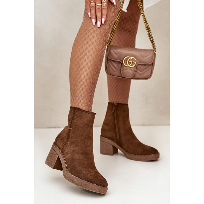 Step in style Bottes Modèle Arkesia KE219 Kaki - Entrez avec style brun 1