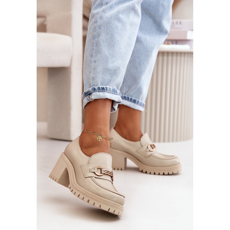 Step in style Chaussures Modèle Zazoo 20175 Beige Clair - Entrez avec style 1