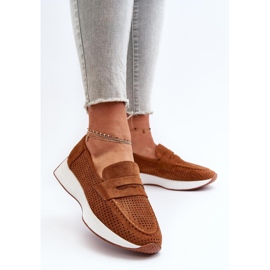 Step in style Mocassins Modèle Inesqua 22-325 Camel - Entrez avec style brun 1