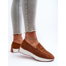 Step in style Mocassins Modèle Inesqua 22-325 Camel - Entrez avec style brun 2