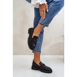 Step in style Mocassins Modèle Vinceza 62187 Cuir Noir - Entrez avec style le noir 2