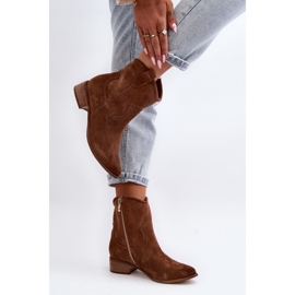 Step in style Bottes Modèle Zazoo 3329 Marron Daim - Entrez avec style brun 2