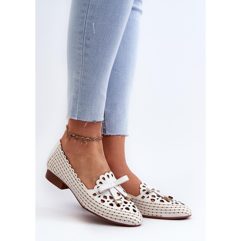 Step in style Ballerines Modèle Nestavia ASA222-1 Blanc - Entrez avec style blanche 1