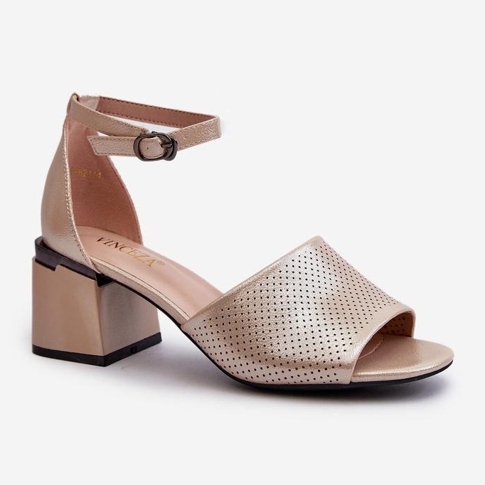 Step in style Sandales Modèle Horissa 62114 Or - Entrez avec style jaune 2