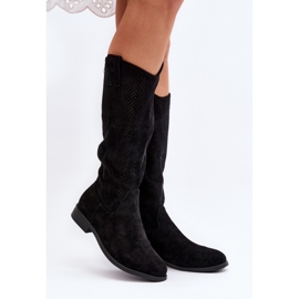 Step in style Modèle S.Barski HY66-139 Bottes noires - Entrez avec style le noir 1