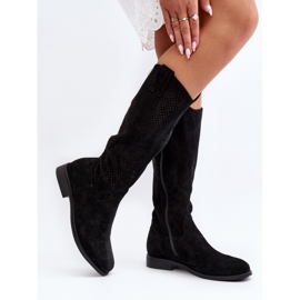 Step in style Modèle S.Barski HY66-139 Bottes noires - Entrez avec style le noir 2