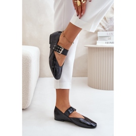 Step in style Ballerines Modèle Azirae 6689 Noir Lakiert - Entrez avec style le noir 2