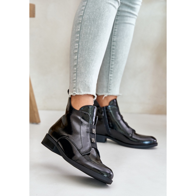 Step in style Bottes Modèle S.Barski HY42-717 Noir - Entrez avec style le noir 1