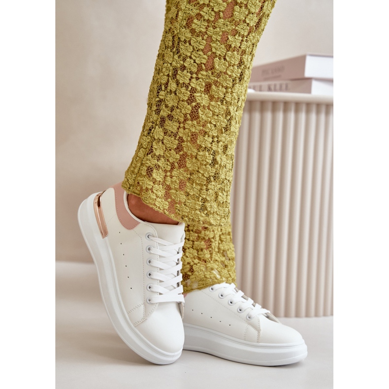 Step in style Baskets Modèle Nevelena JDJ-18 Blanc/Rose - Entrez avec style 1