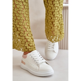 Step in style Baskets Modèle Nevelena JDJ-18 Blanc/Rose - Entrez avec style 2