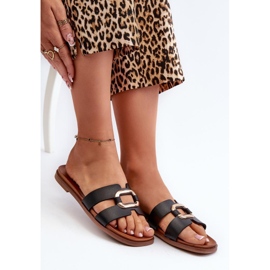 Step in style Sandale Tongs Modèle Sergio Leone SK077H Noir - Entrez avec style 1