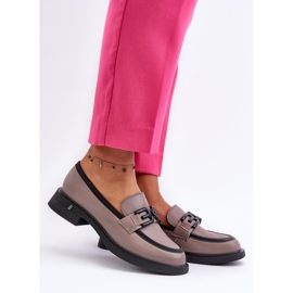 Step in style Mocassins Modèle Triana 63501 Beige Foncé - Entrez avec style gris 1