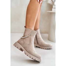 Step in style Bottines Chelsea Modèle Labenne G855 Beige - Entrez avec style 3