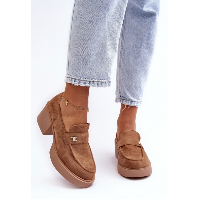 Step in style Chaussures Modèle Afnira NS382P Beige Foncé - Entrez avec style 1