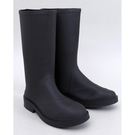 Bottes de pluie mates femme Meness noires le noir 1