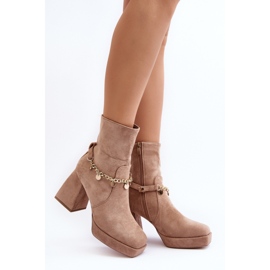 Step in style Bottes Modèle Tiselo 168-500 Beige - Entrez avec style 1