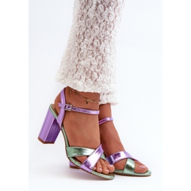 Step in style Sandales Modèle Abilica M366 Violet - Entrez avec style 1
