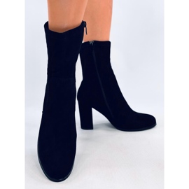 Poulter Bottines en daim noir le noir 3