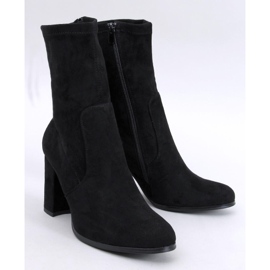 Poulter Bottines en daim noir le noir 1