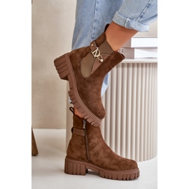Step in style Bottes Modèle Bervena SZ103 Marron - Entrez avec style brun 2
