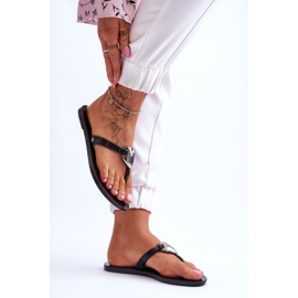 Step in style Sandale Tongs Modèle Zaxy JJ285031 Noir - Entrez dans le style le noir 2