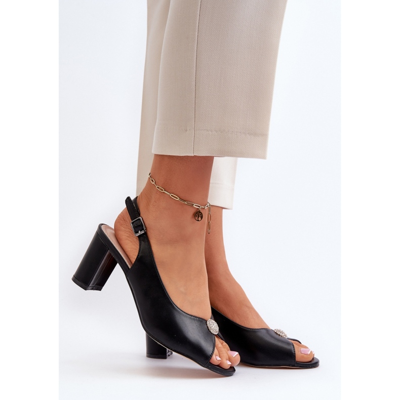 Step in style Sandales Modèle Trasea 24SD98-6785 Noir - Entrez avec style 1