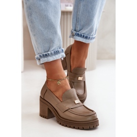 Step in style Chaussures Modèle Zazoo 20168 Beige Foncé - Entrez avec style 1