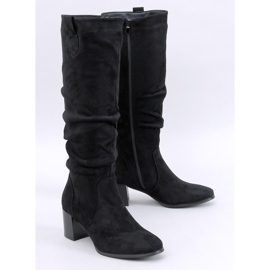 Pinsoni Bottines à volants noires le noir 1