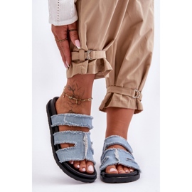 Step in style Sandale Tongs Modèle Lamirose H8-523 Bleu - Entrez avec style 1
