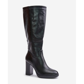 Step in style Bottes Modèle Riamaya CHC295 Noir - Entrez avec style le noir 2
