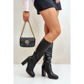 Step in style Bottes Modèle Riamaya CHC295 Noir - Entrez avec style le noir 3