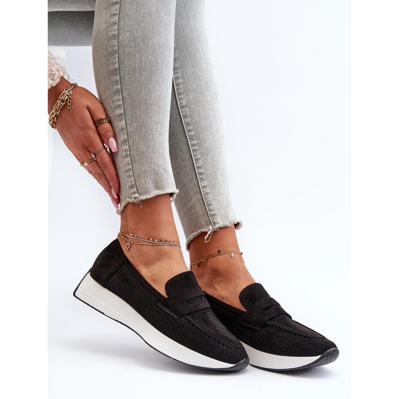 Step in style Mocassins Modèle Inesqua 22-325 Noir - Entrez avec style le noir 1