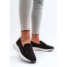Step in style Mocassins Modèle Inesqua 22-325 Noir - Entrez avec style le noir 2