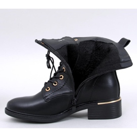 Ango Bottines à lacets noires le noir 2