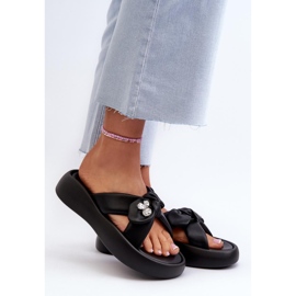 Step in style Sandale Tongs Modèle Goe NN2N4110 Noir - Entrez dans le style le noir 1