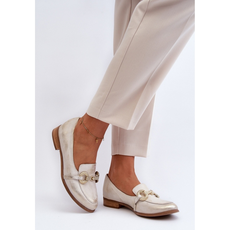 Step in style Mocassins Modèle Zazoo 2880/004 Or - Entrez avec style jaune 2