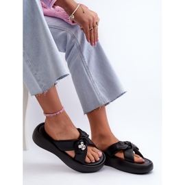 Step in style Sandale Tongs Modèle Goe NN2N4110 Noir - Entrez dans le style le noir 2