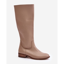 Step in style Bottes Modèle Lewski 3616 Cuir Beige - Entrez avec style 2