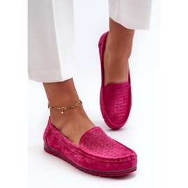 Step in style Mocassins Modèle S.Barski LR755 Fuchsia - Entrez avec style rose 2