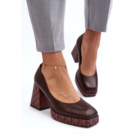 Step in style Escarpins Modèle Laura Messi 259/236-820 Marron - Entrez avec style brun 1