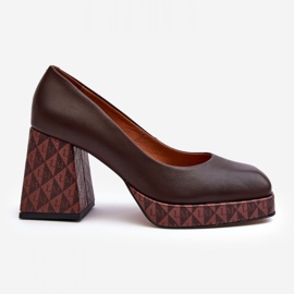 Step in style Escarpins Modèle Laura Messi 259/236-820 Marron - Entrez avec style brun 3