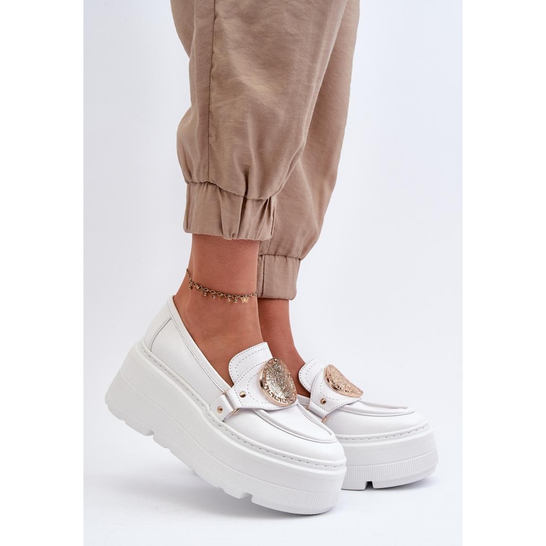 Step in style Mocassins Modèle Zazoo 3458 Blanc - Entrez avec style blanche 1