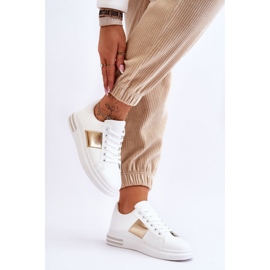 Step in style Chaussures de Sport Modèle Follow Me 2256 Blanc/Or - Entrez avec style blanche 1