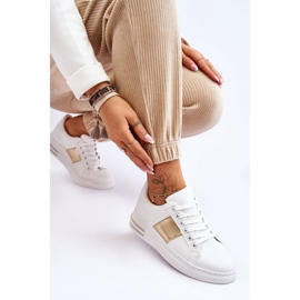 Step in style Chaussures de Sport Modèle Follow Me 2256 Blanc/Or - Entrez avec style blanche 2