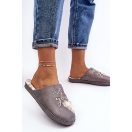 Step in style Pantoufles Modèle Geraja MD6003 Gris - Entrez avec style 2