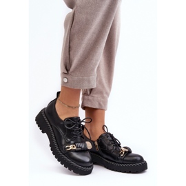 S.Barski Chaussures plateforme noires pour femme le noir 1