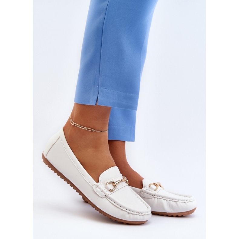 Mocassins NN22-986 Blanc blanche 1